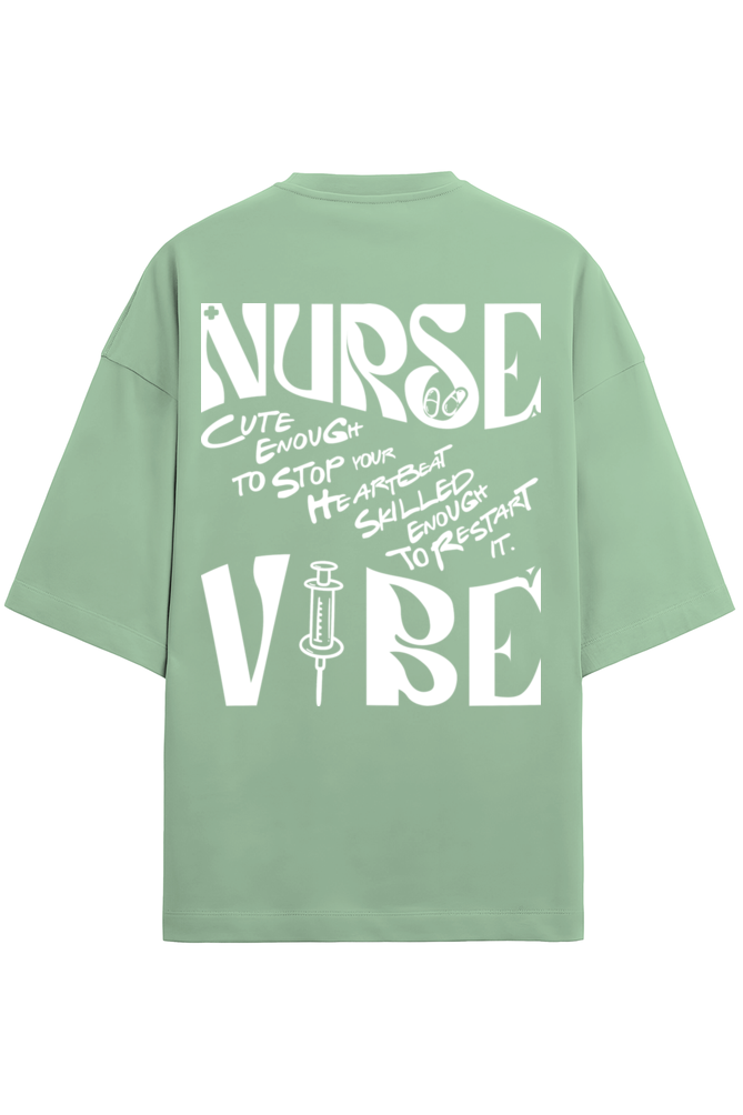 Nurse Vibe Terry Oversized T-Shirt