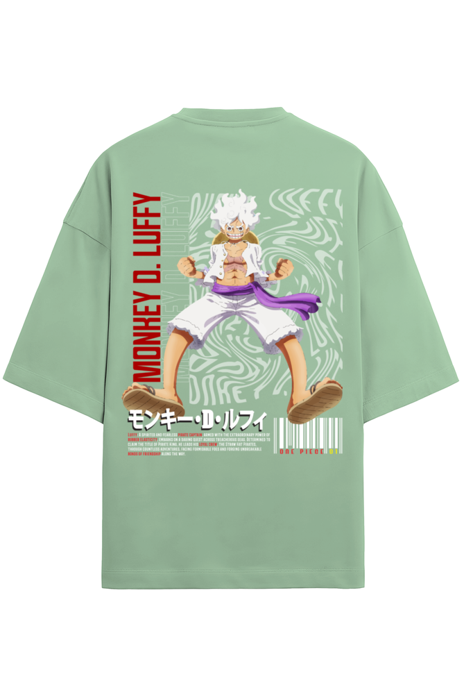 Monkey D. Luffy Hito Hito No Mi Terry Oversized Tshirt