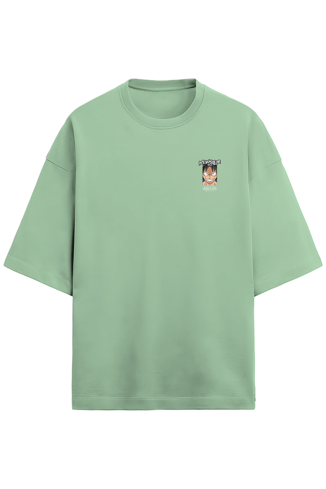 One Piece Monster Trio Monkey D. Luffy Edition Terry Oversized Tshirt