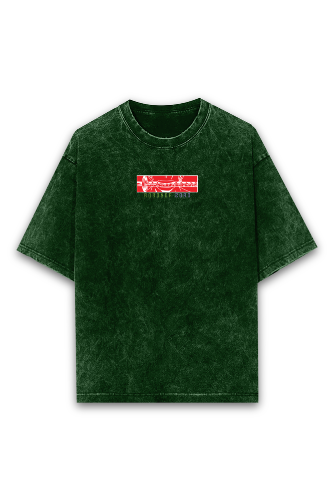 Roronoa Zoro Acid wash Oversized Tshirt Premium Streetwear by Russtees