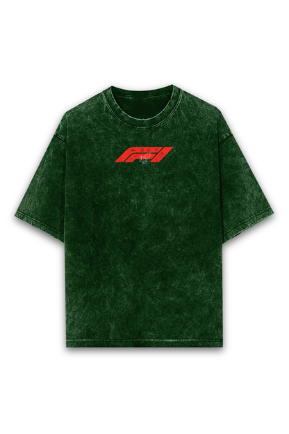 I Speak Fluent F1 Acid Wash Oversized T-Shirt Premium Streetwear by Russtees