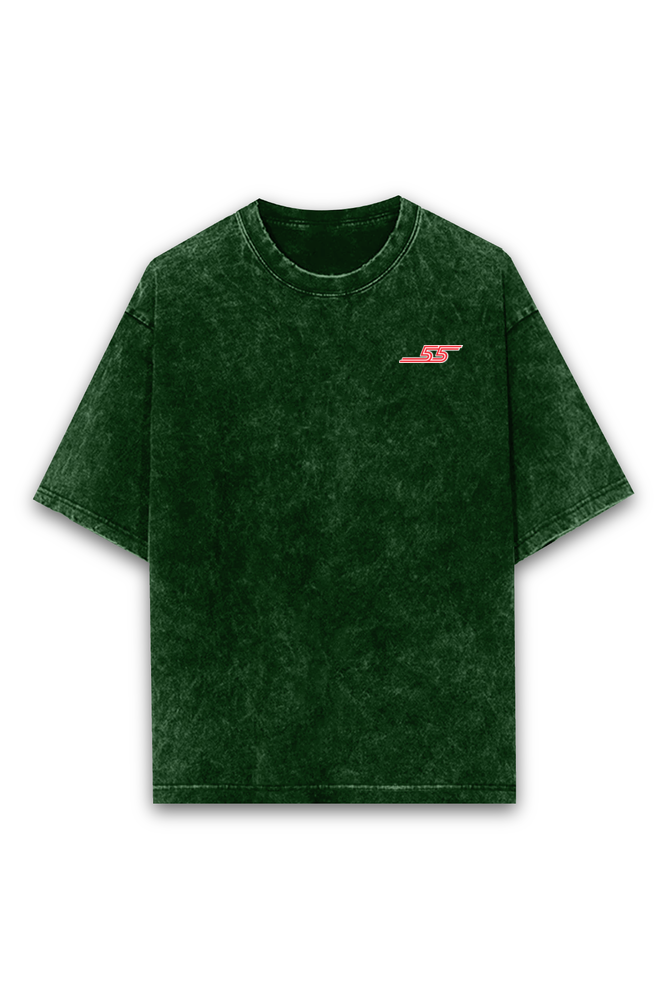 Carlos Sainz Acid wash Oversized Tshirt Premium Streetwear by Russtees