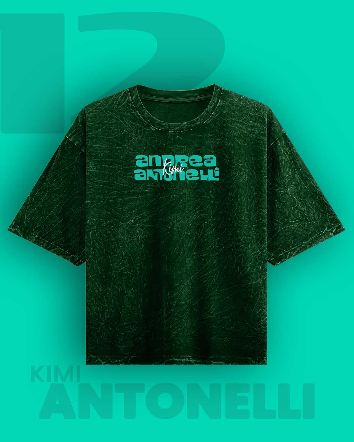 Kimi Antonelli / Star Boy Acid Washed Oversized Tee