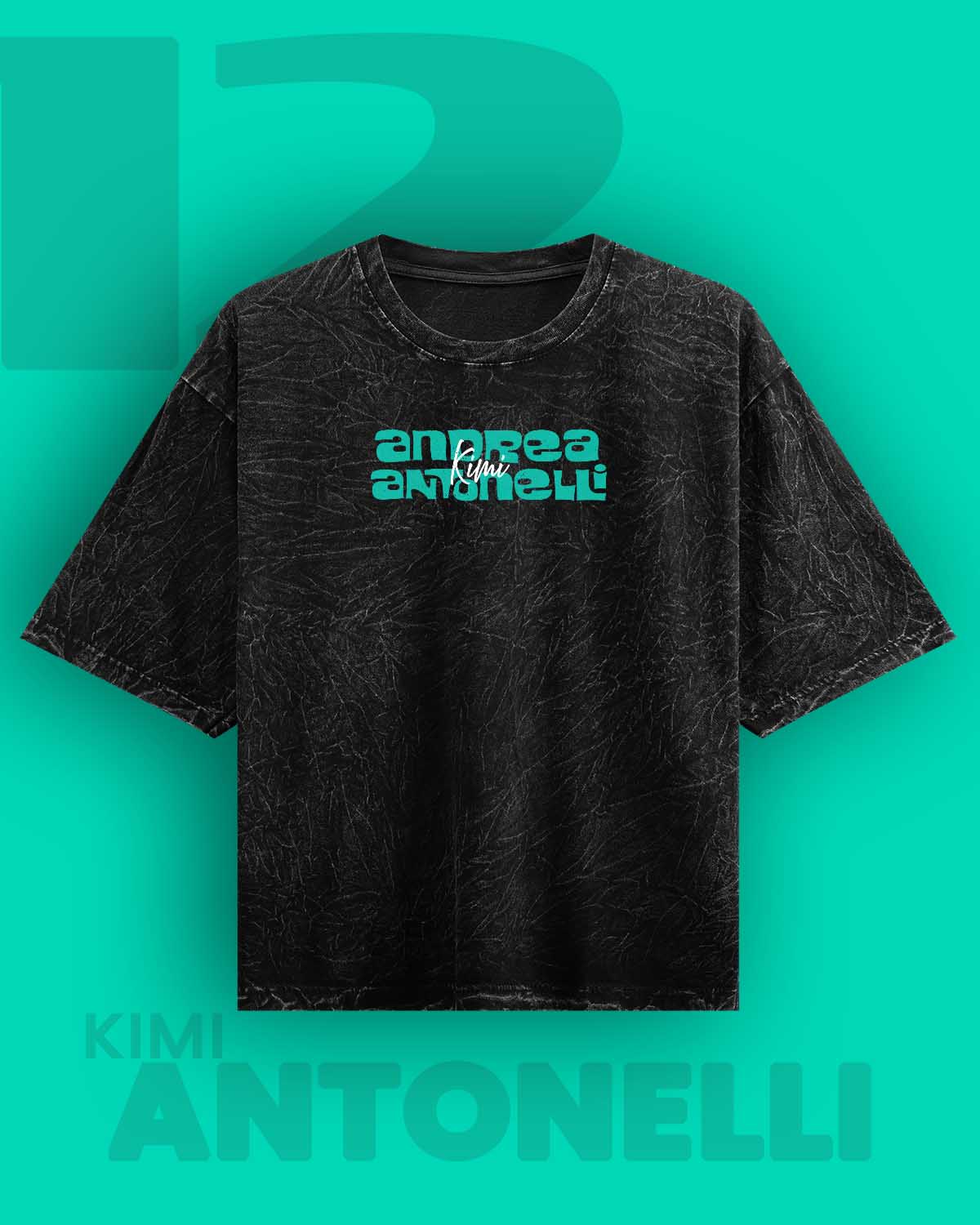 Kimi Antonelli / Star Boy Acid Washed Oversized Tee