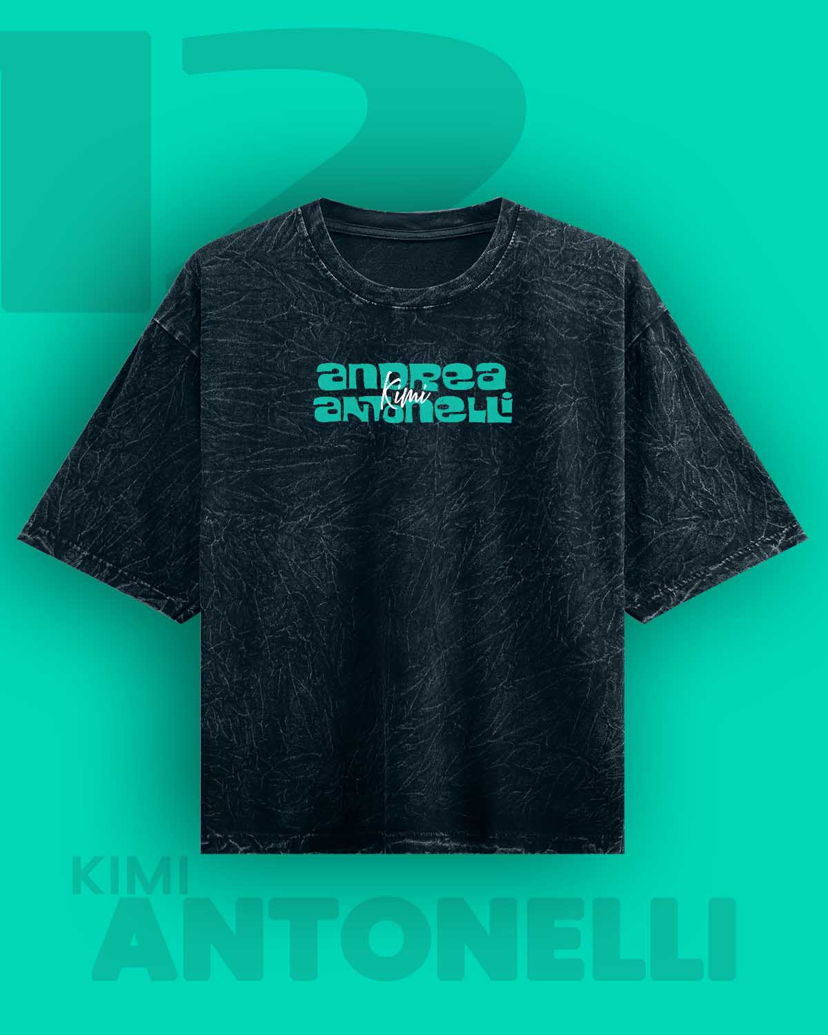 Kimi Antonelli / Star Boy Acid Washed Oversized Tee