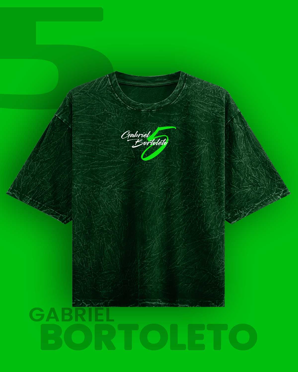 Gabriel Bortoleto Acid Washed Oversized Tee