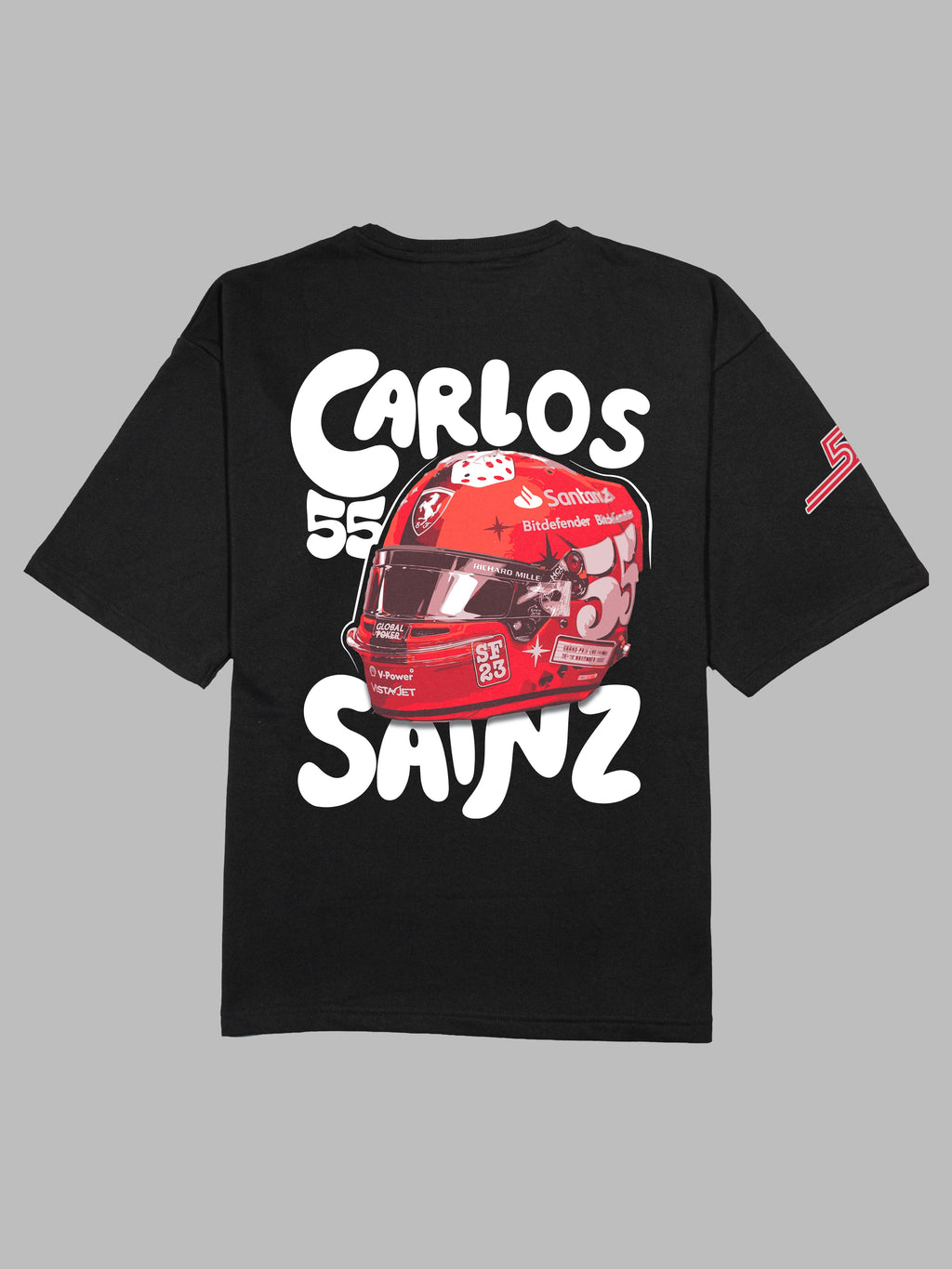 Smooth Operator Carlos Sainz Terry Oversized Tshirt RussTees