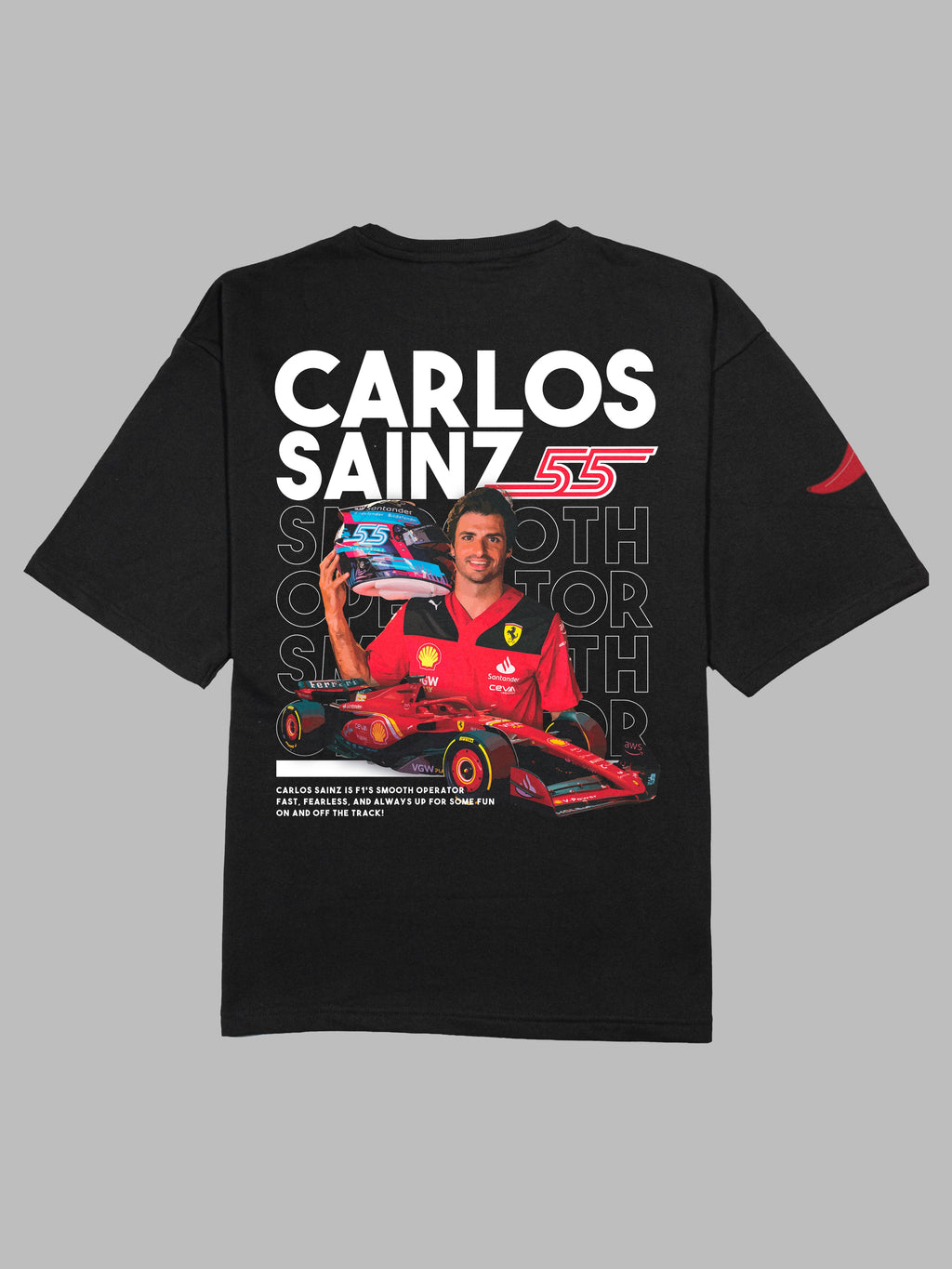 Carlos Sainz Terry Oversized Tshirt RussTees