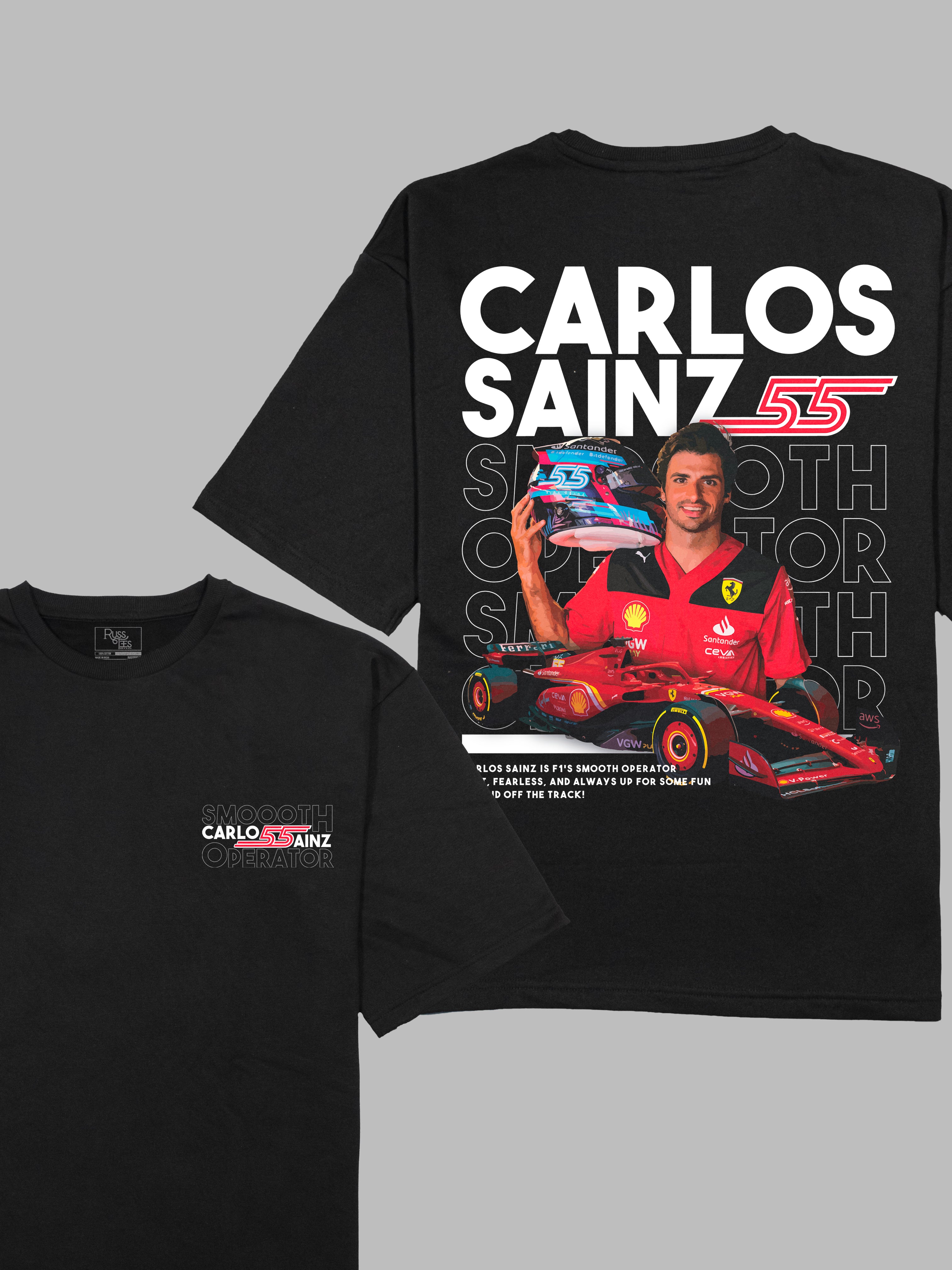 Carlos Sainz Terry Oversized Tshirt