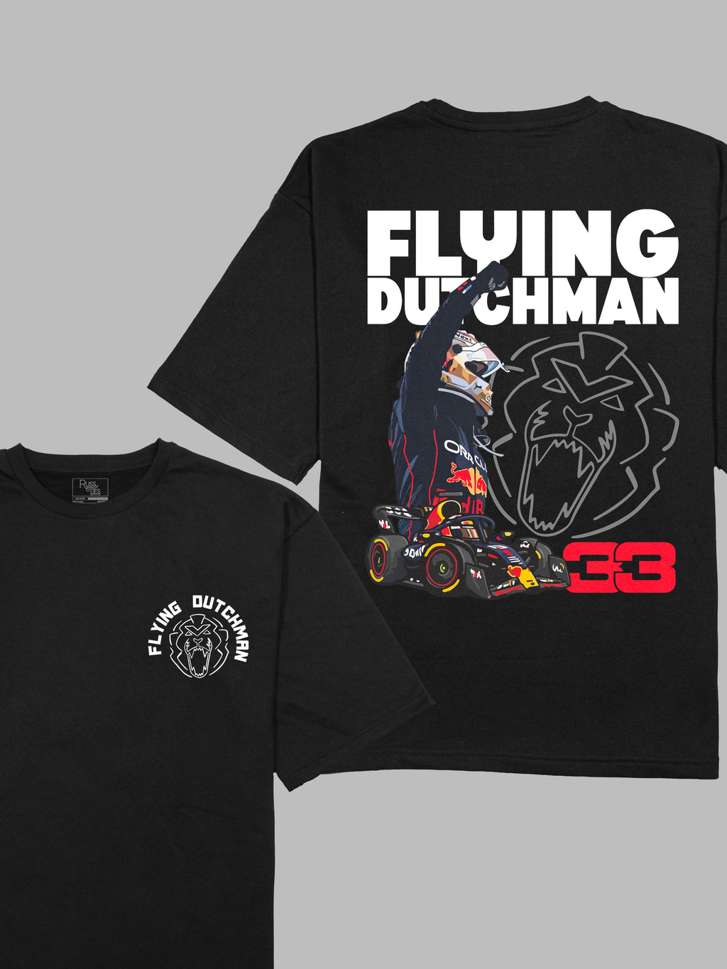 Flying Dutchman Max verstappen Terry Oversized Tshirt RussTees