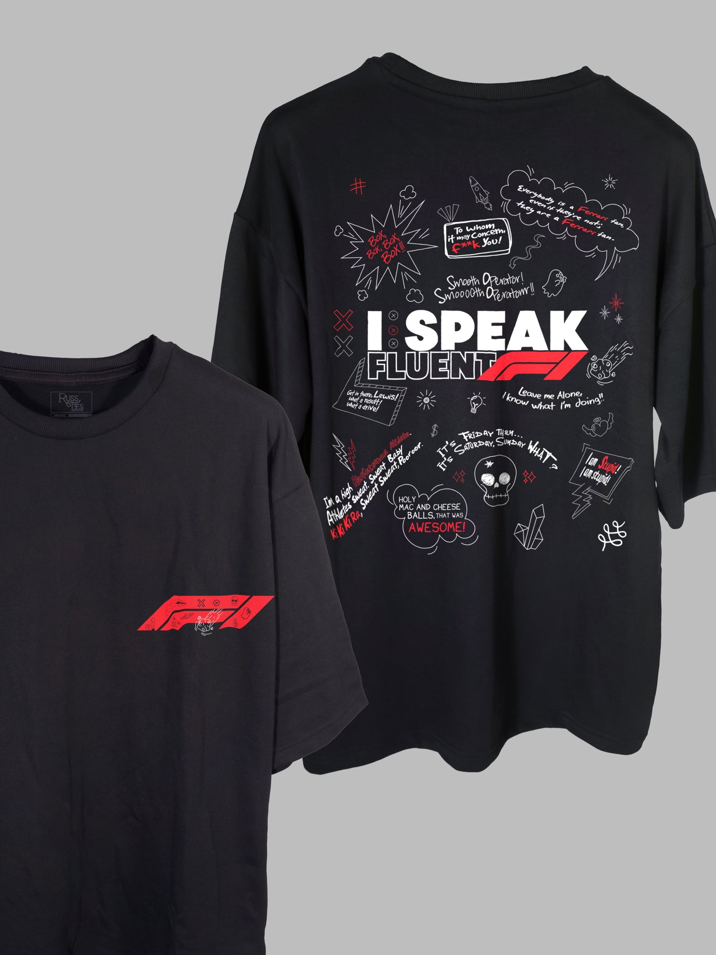 I Speak fluent F1 Classic Oversized Tshirt
