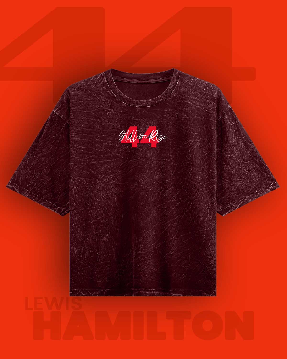 Lewis Hamilton / Still We Rise Acid Washed Oversized Tee