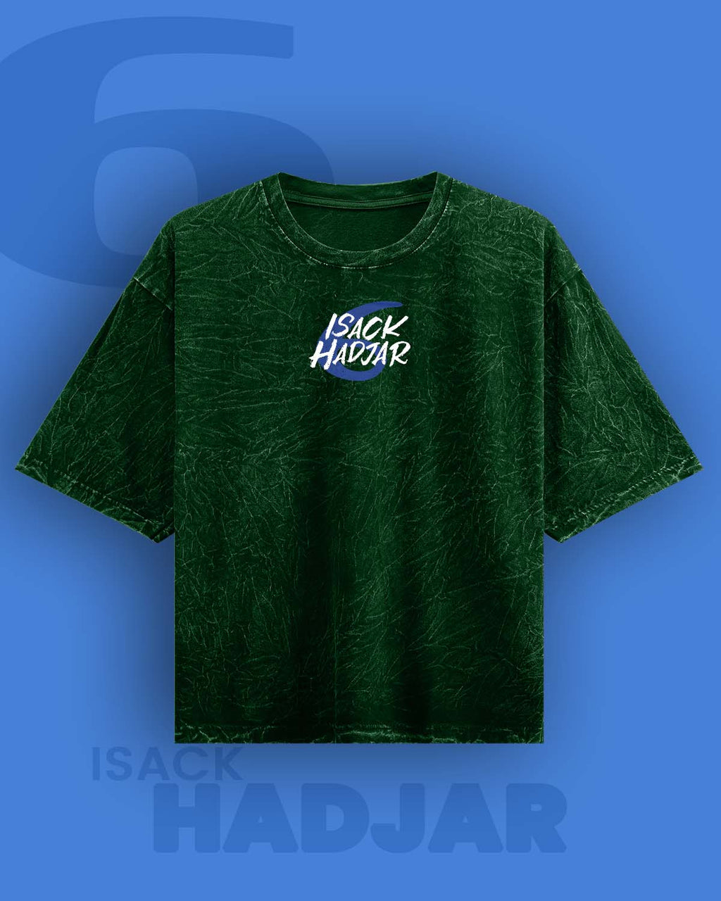 Isack Hadjar Acid Washed Oversized Tee