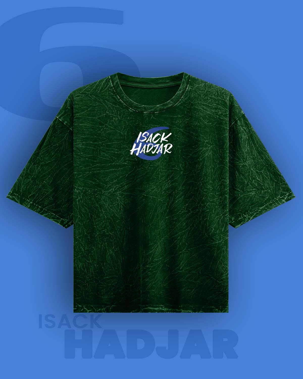 Isack Hadjar Acid Washed Oversized Tee