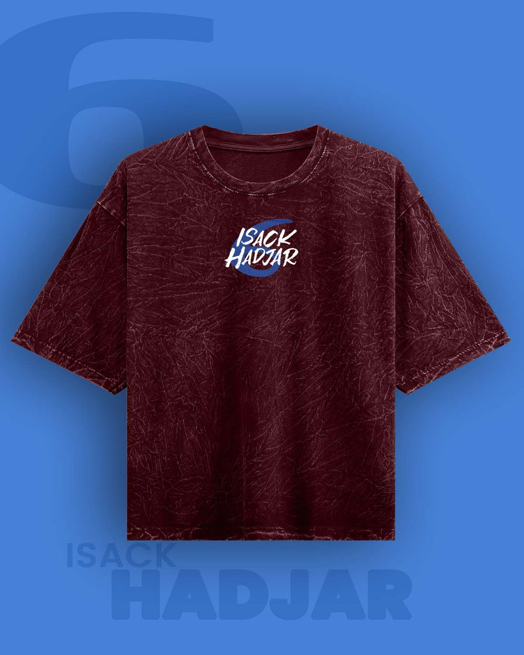 Isack Hadjar Acid Washed Oversized Tee