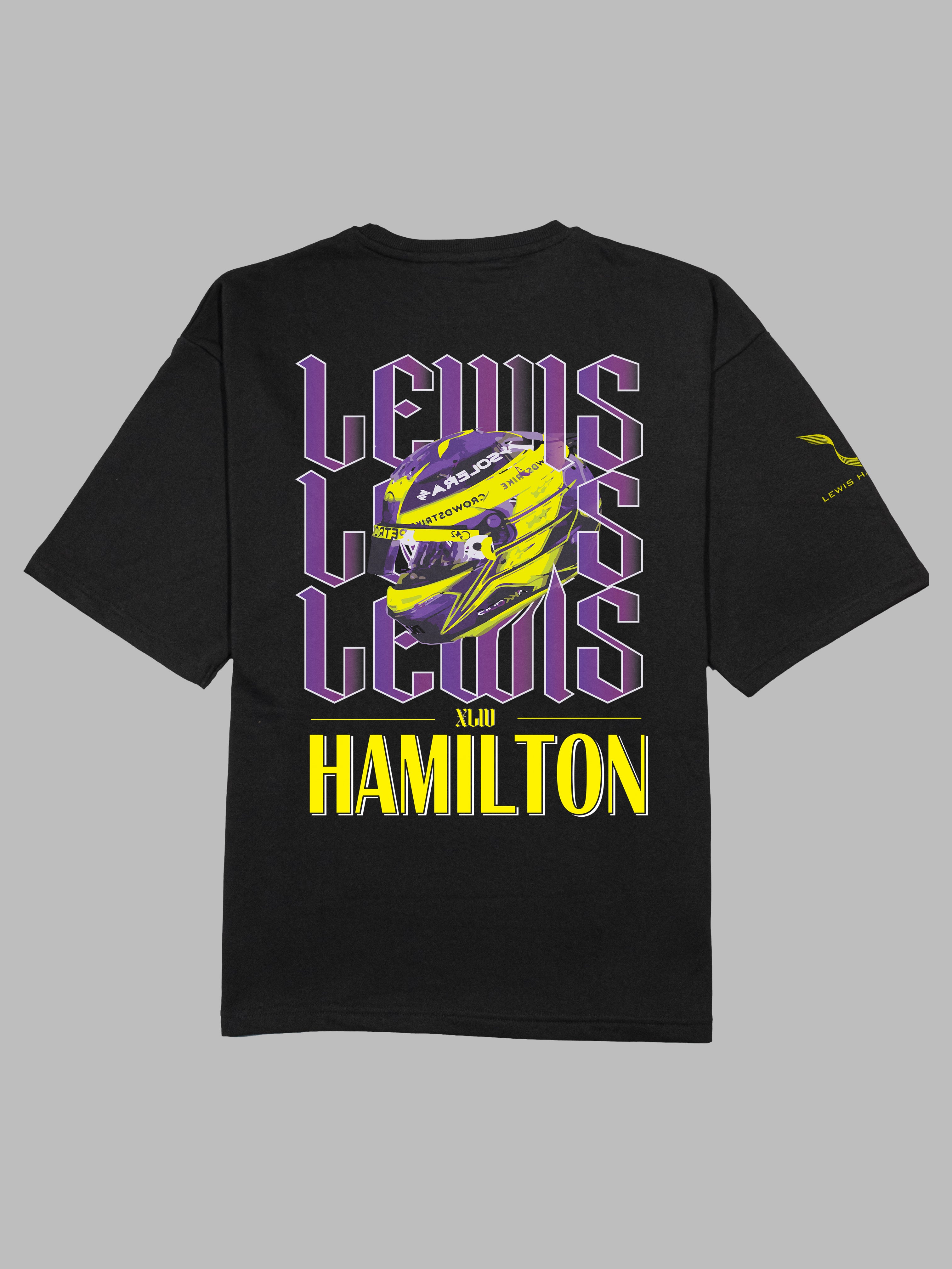 Lewis Hamilton 44 Terry Oversized T-shirt