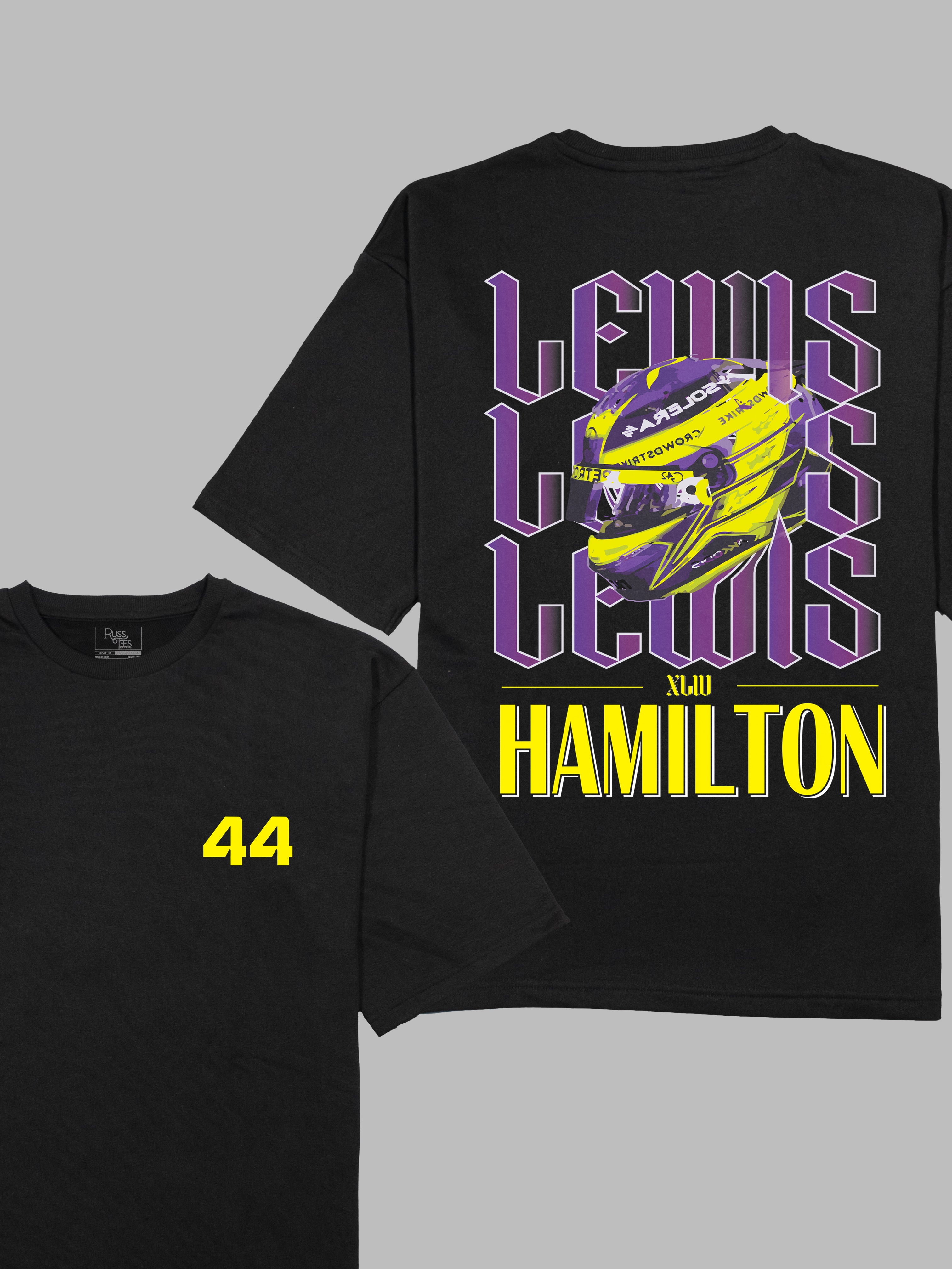 Lewis Hamilton 44 Terry Oversized T-shirt