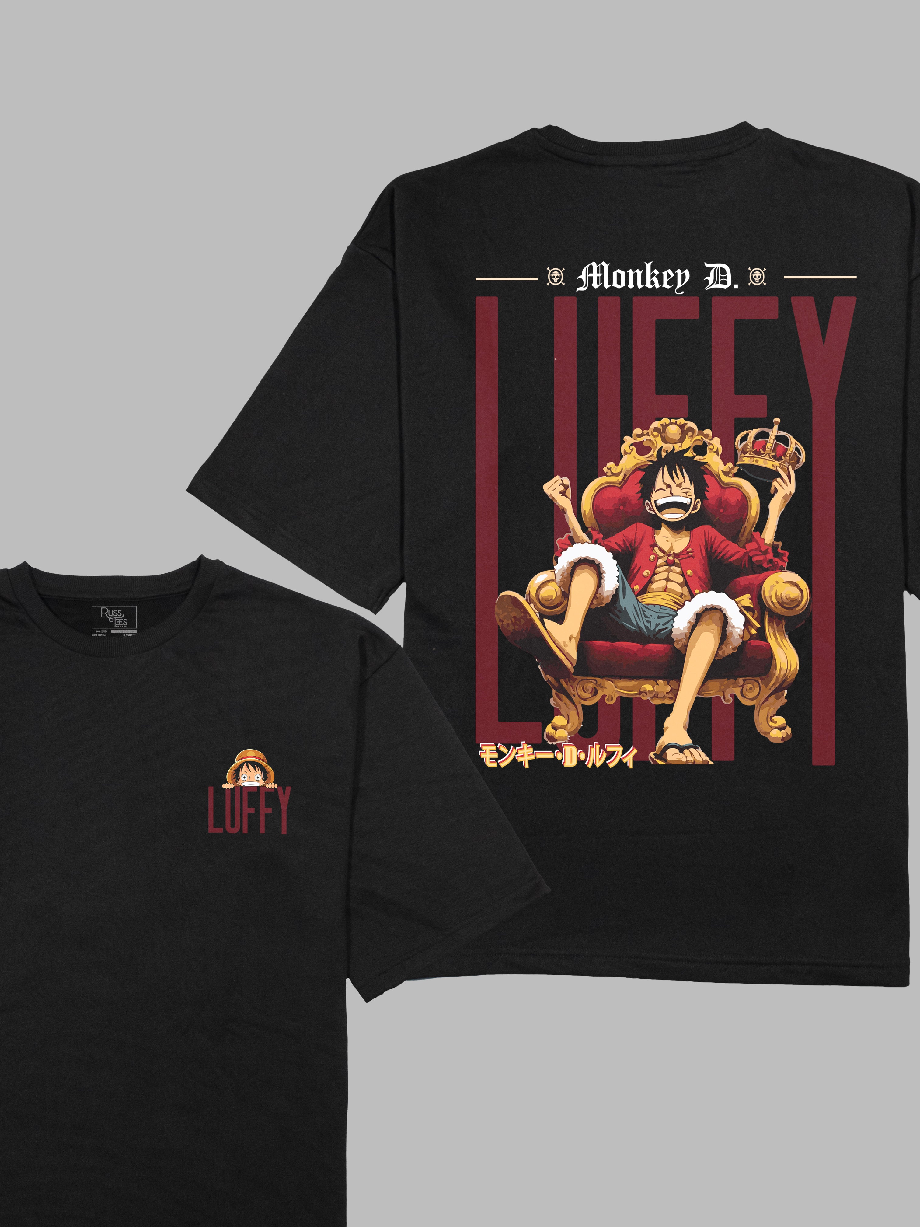 Monkey D. Luffy Terry Oversized Tshirt