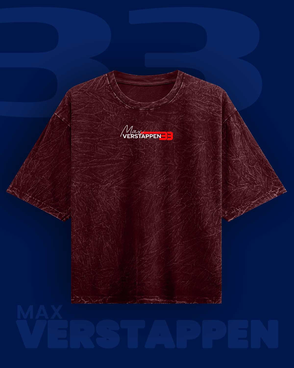 Max Verstappen / Simply Lovely Acid Washed Oversized Tee