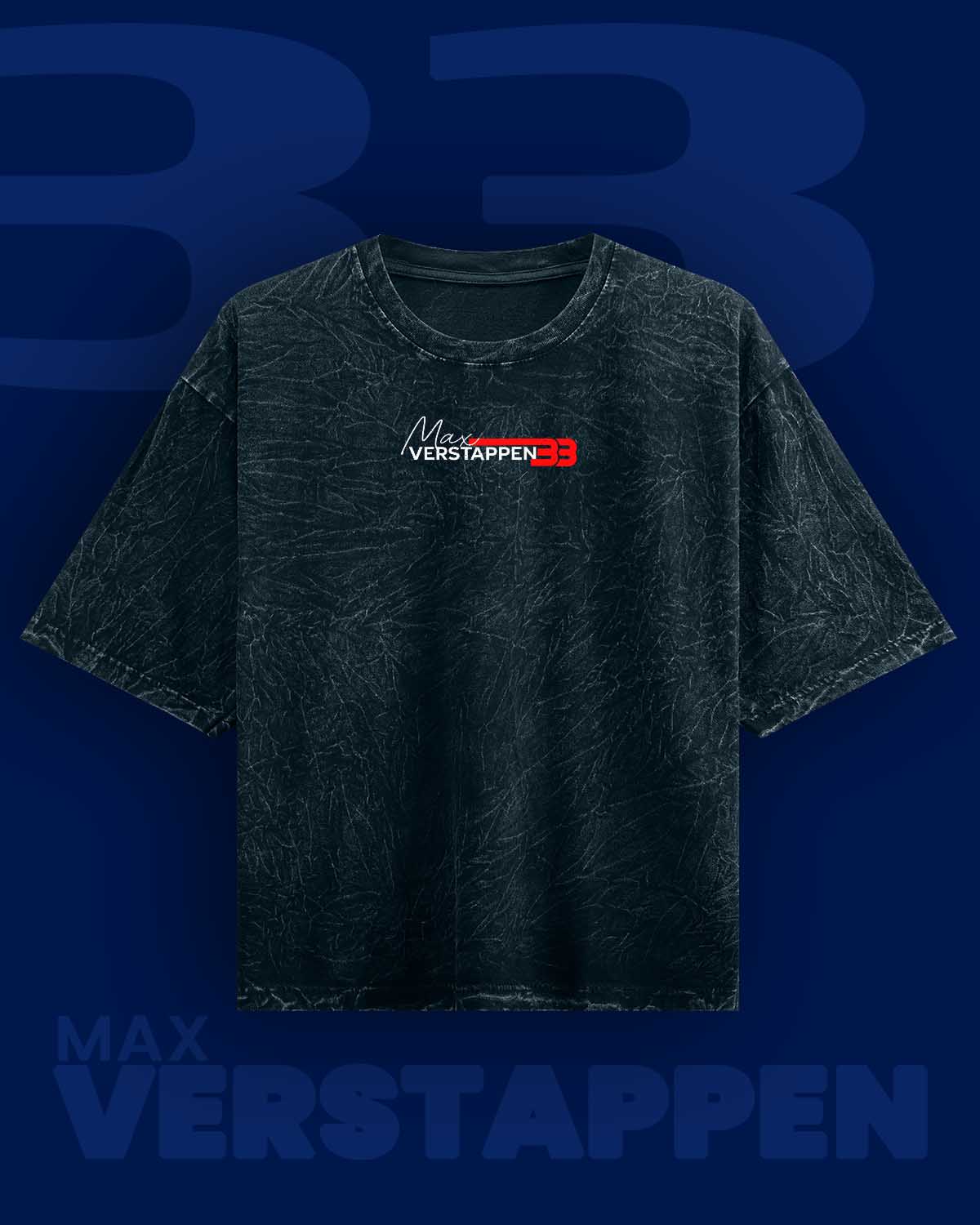 Max Verstappen / Simply Lovely Acid Washed Oversized Tee