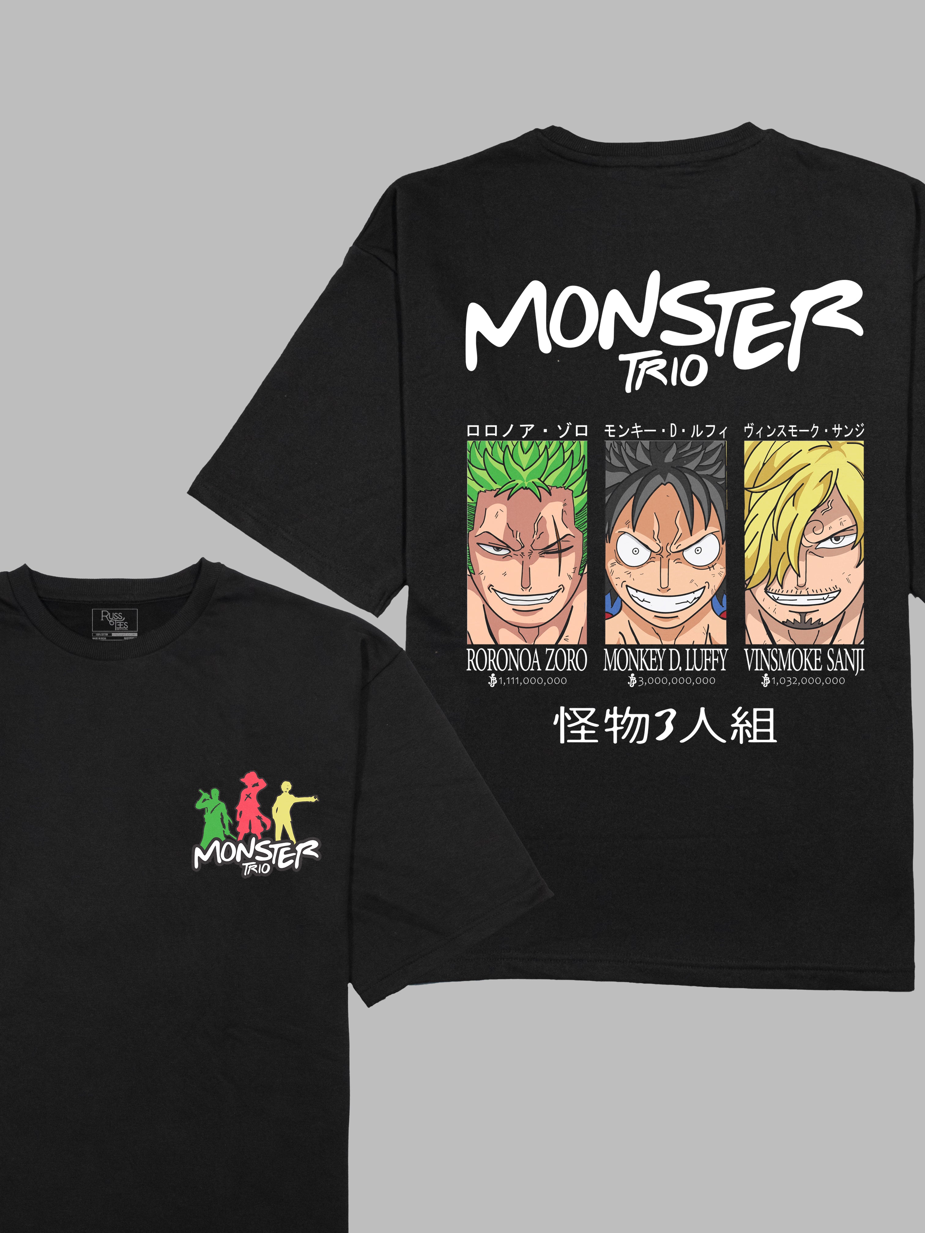 One Piece Monster Trio Terry Oversized T-shirt