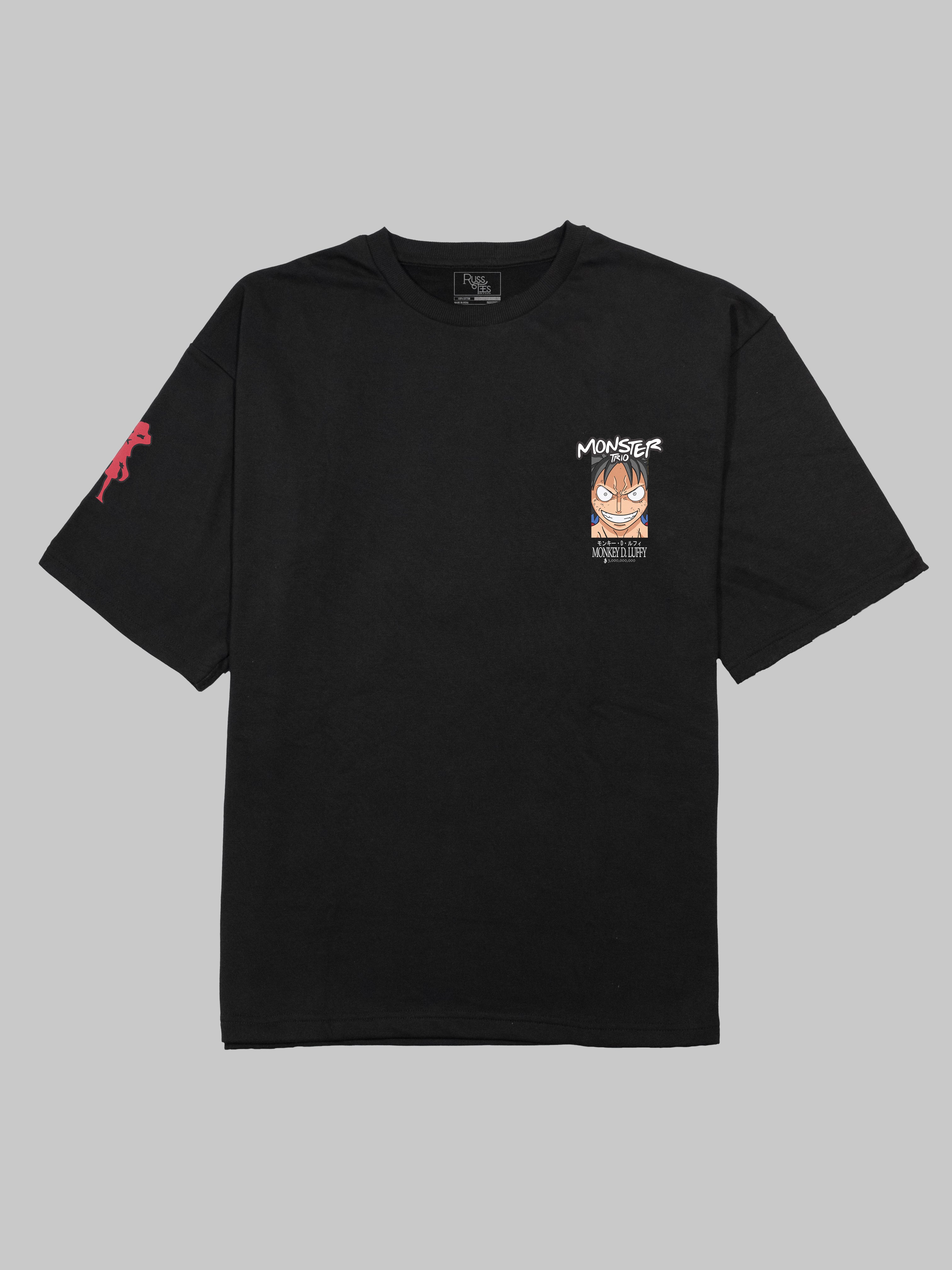 One Piece Monster Trio Monkey D. Luffy Edition Terry Oversized Tshirt