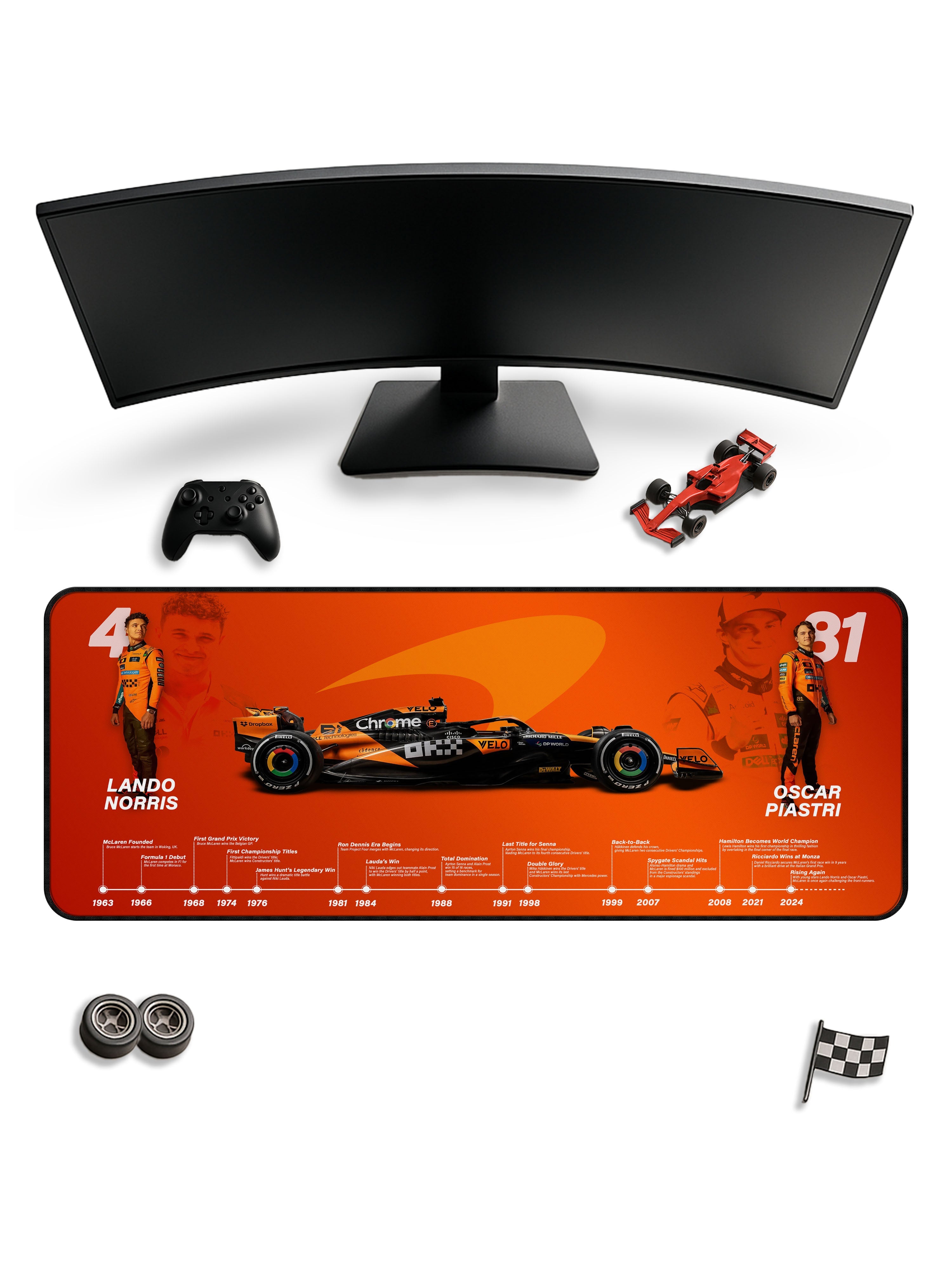McLaren Racing Gaming Mouse Pad RussTees