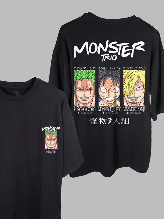 One Piece Monster Trio Zoro Edition Classic Oversized Tshirt