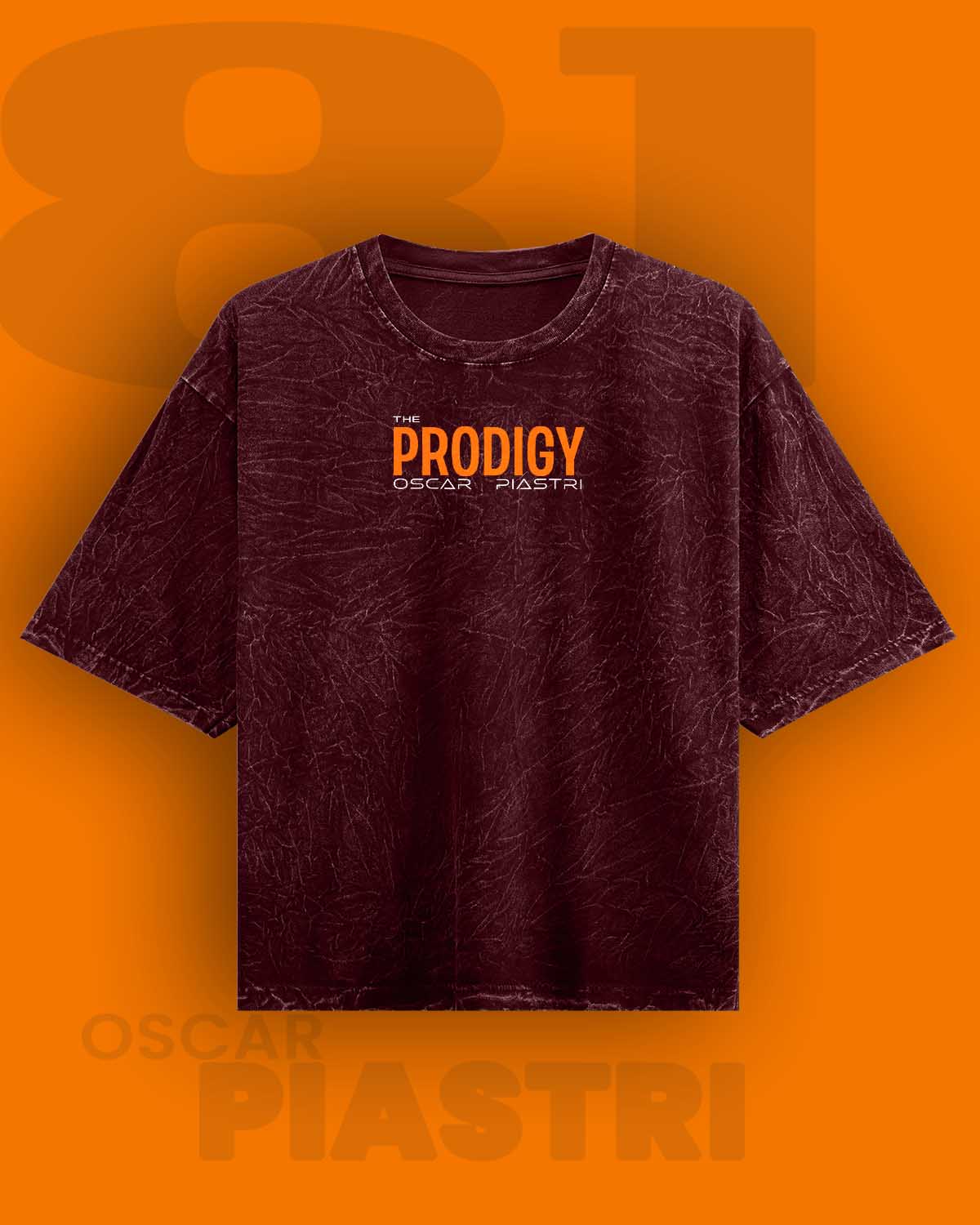 PRODIGY / Oscar Piastri  Acid Washed Oversized Tee