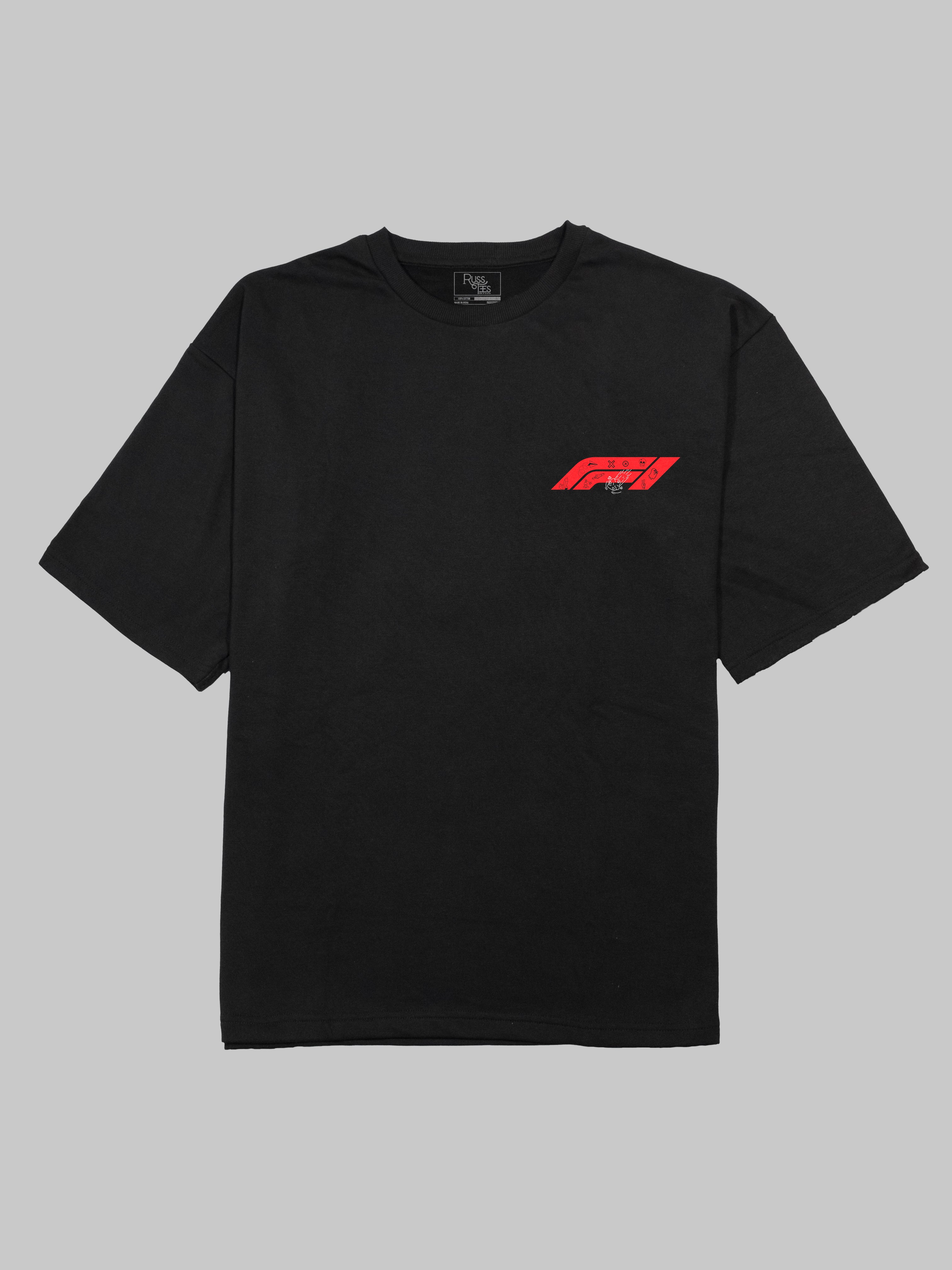 Formula 1 "I Speak Fluent F1" terry oversized tshirt